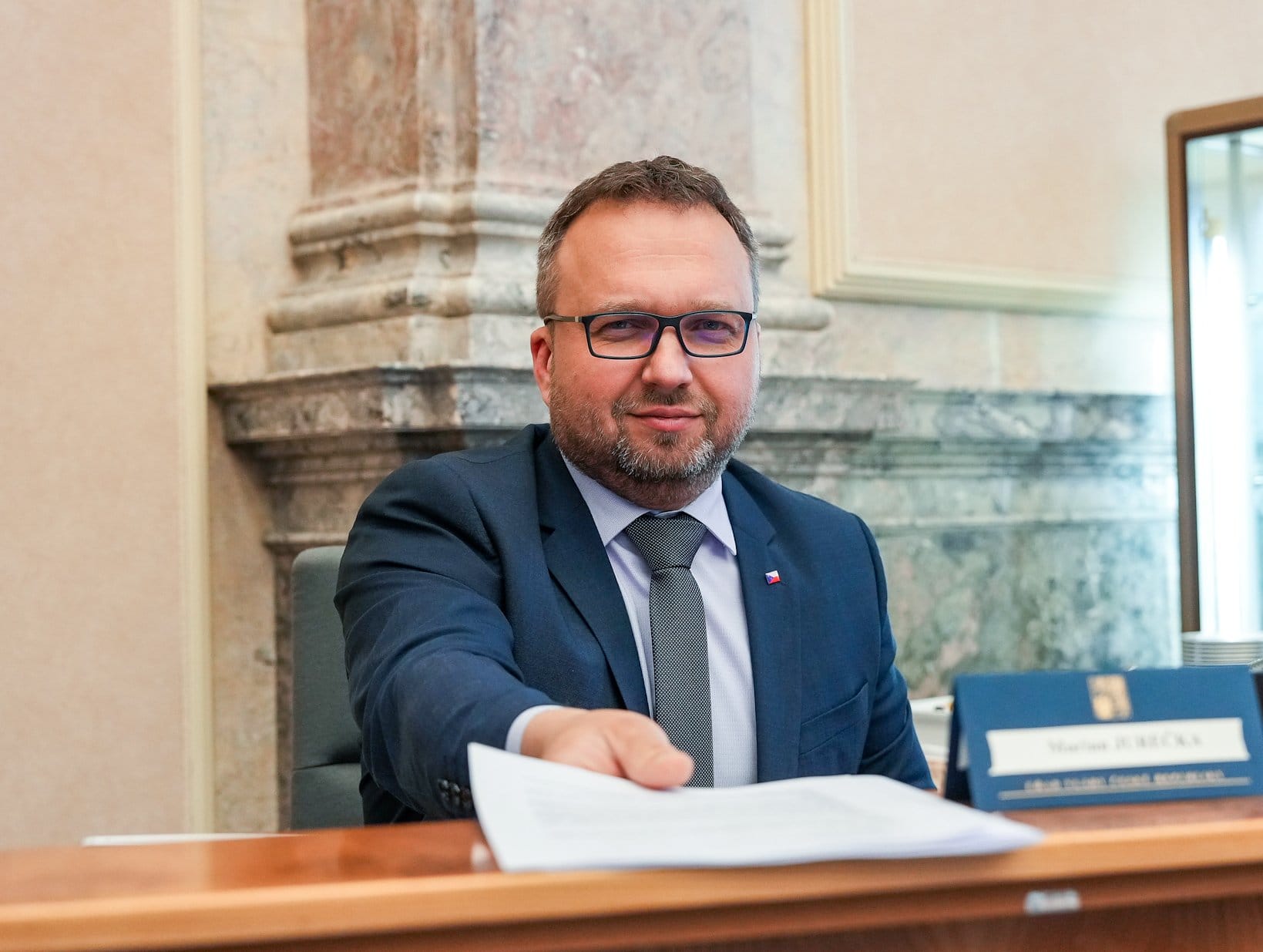 Marian Jurečka v době, kdy byl ministrem.