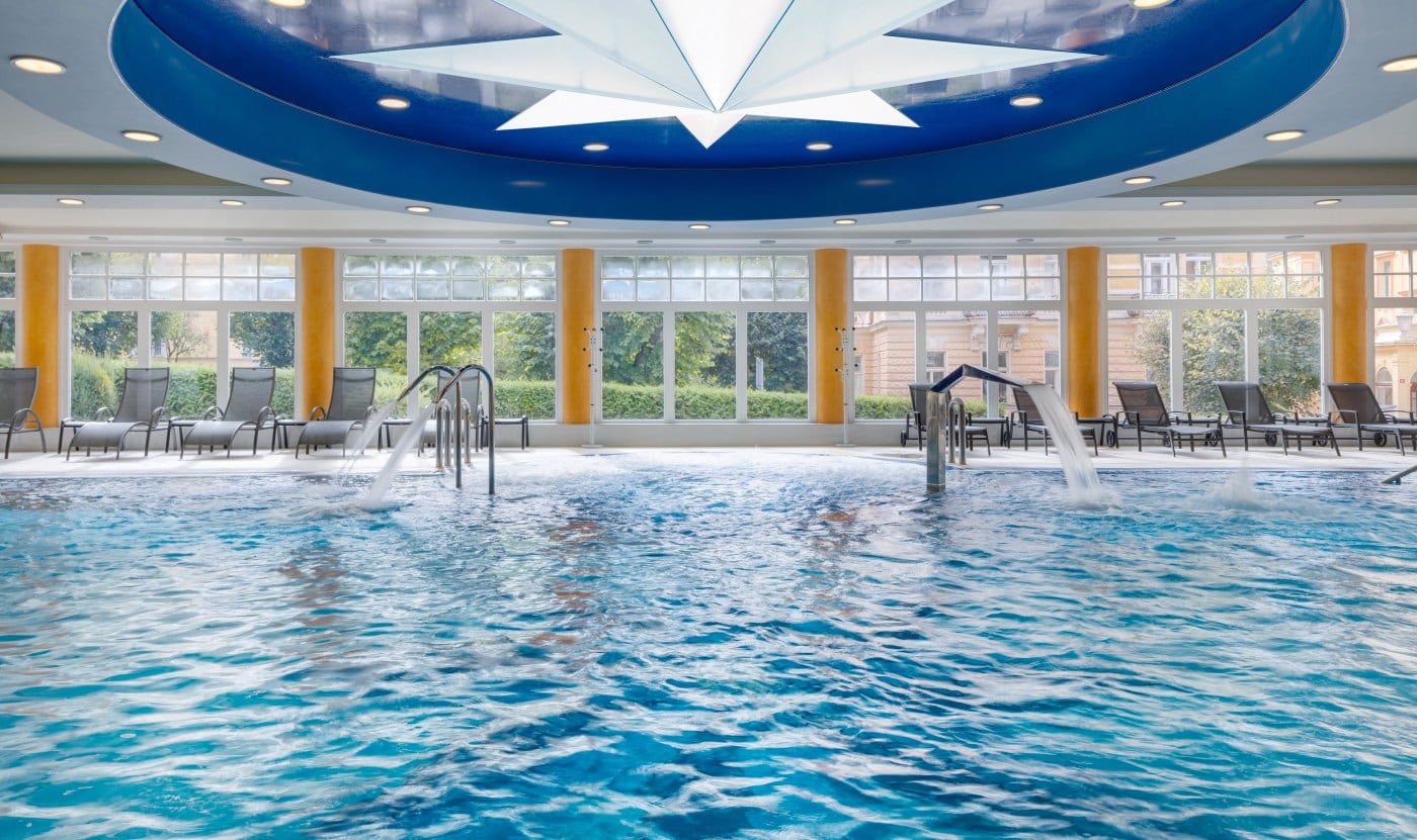 Aqua wellness centrum Hvězda zpříjemní čas mezi procedurami a jídlem.