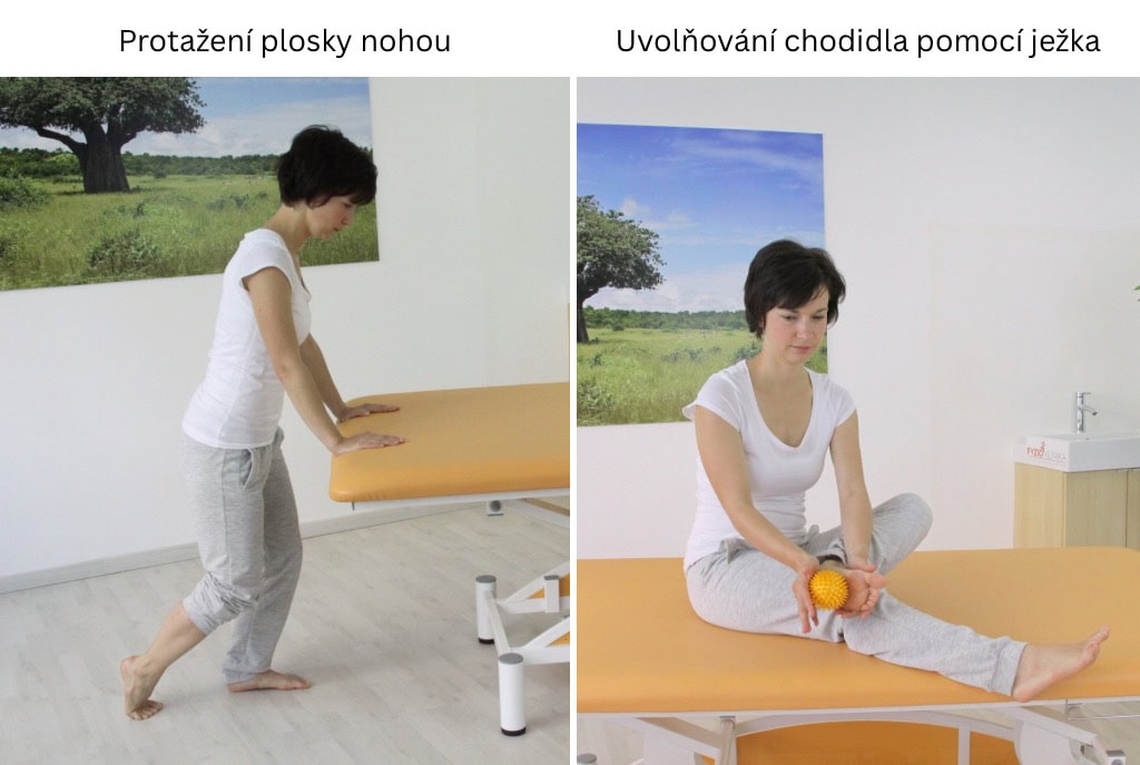 Cviky na prevenci a úlevu při patní ostruze.