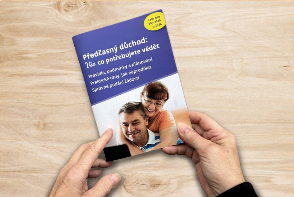 Návod o předčasném důchodu je dostupný v papírové i digitální podobě.