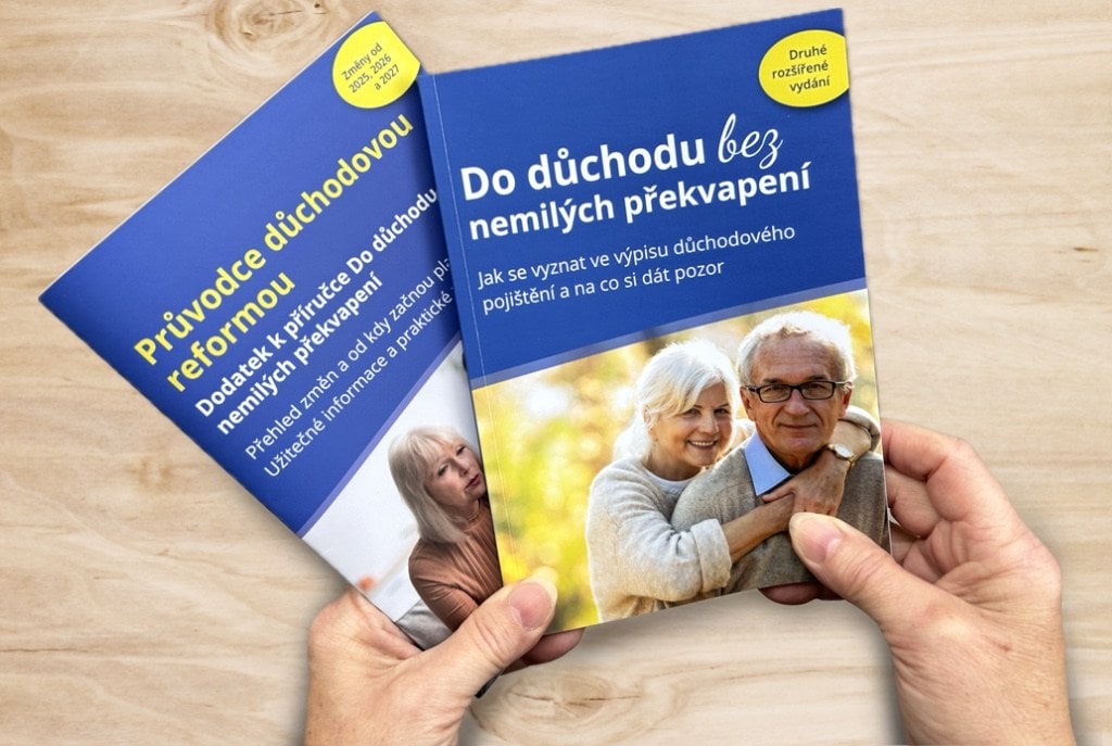 K příručce dostanete dodatek o změnách, které přinesla důchodová reforma.