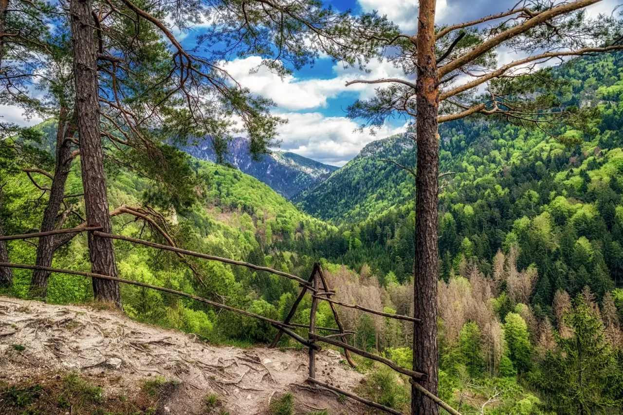 Gaderská dolina v oblasti Turiec nabízí krásné výhledy.