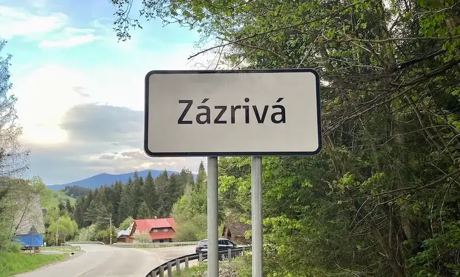 Cedule obce Zázrivá