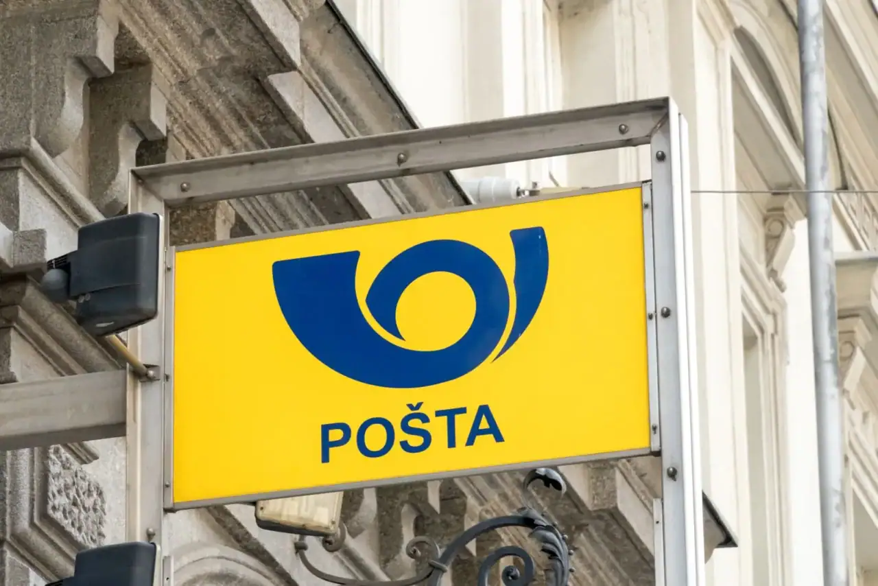Pobočka České pošty.