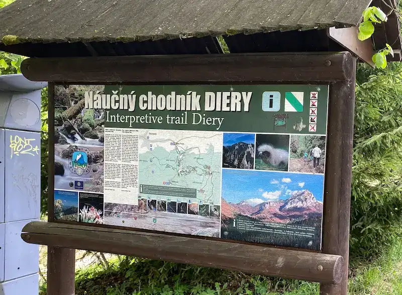Vstup do Jánošíkových dier.