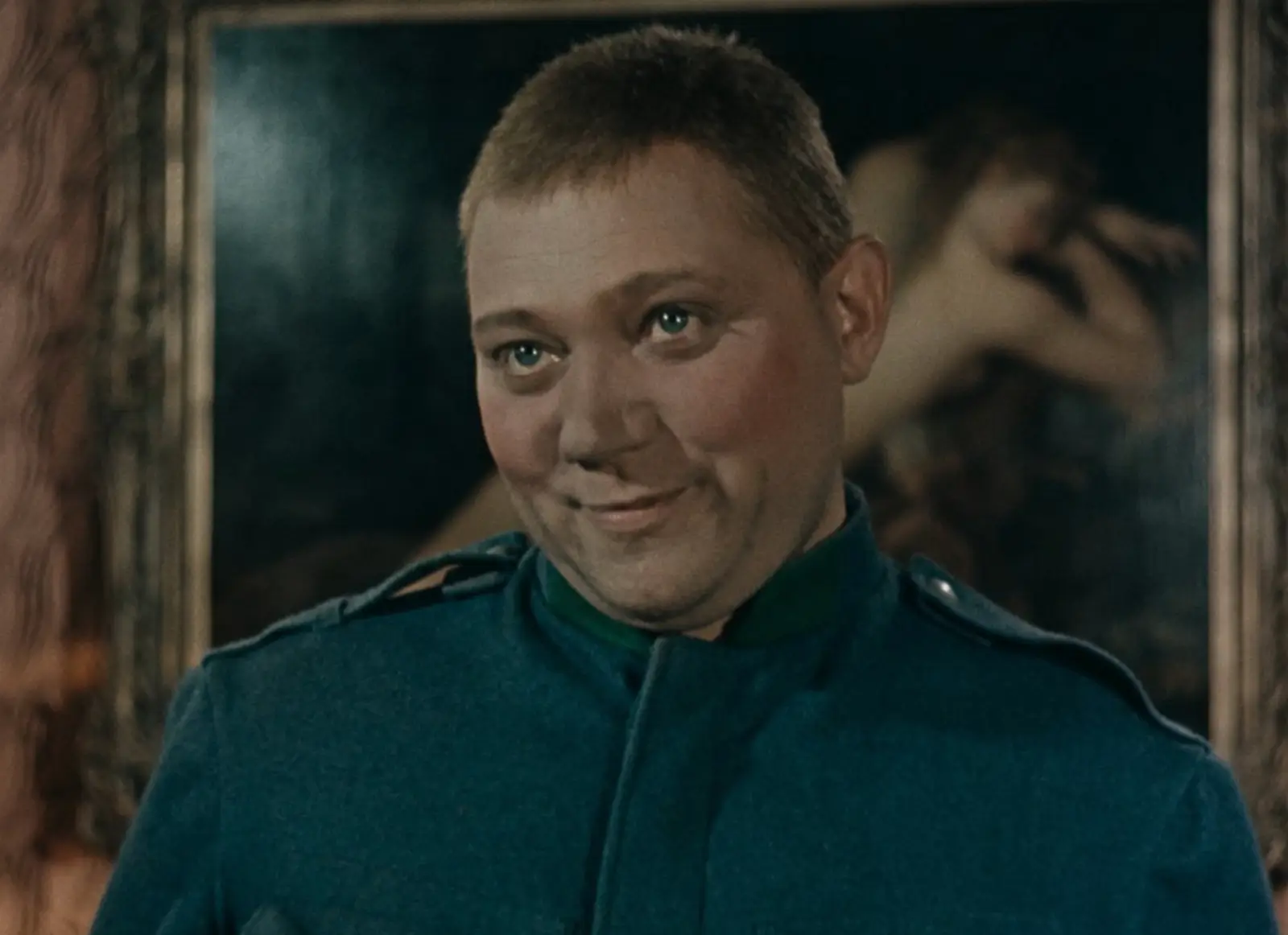 Rudolf Hrušínský v roli Švejka.