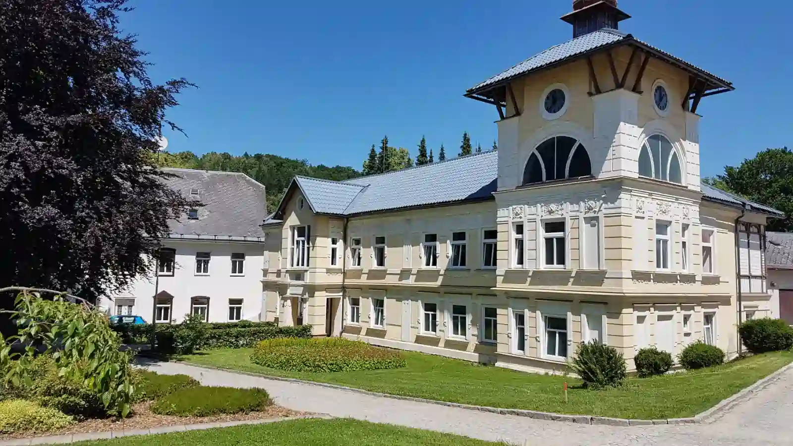 Schrothovy léčebné lázně léčí dospělé a jako jedny z mála také dorost od 15 do 18 let. 