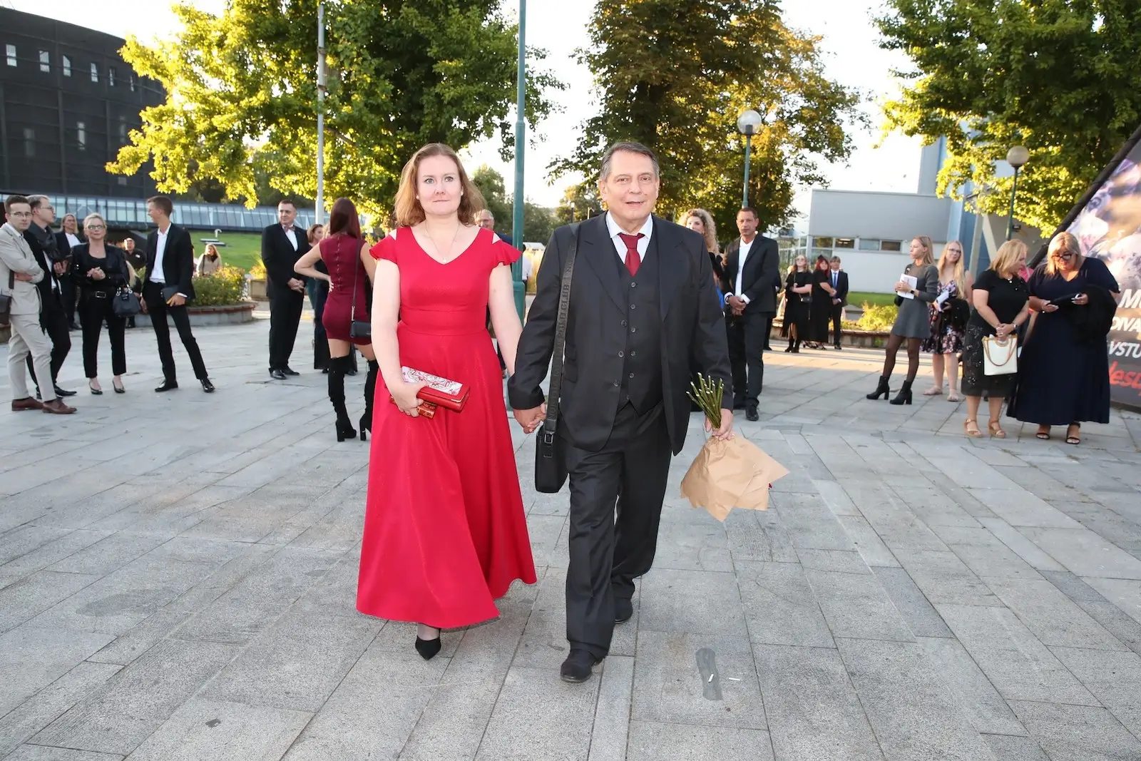 Jiří Paroubek s manželkou. 