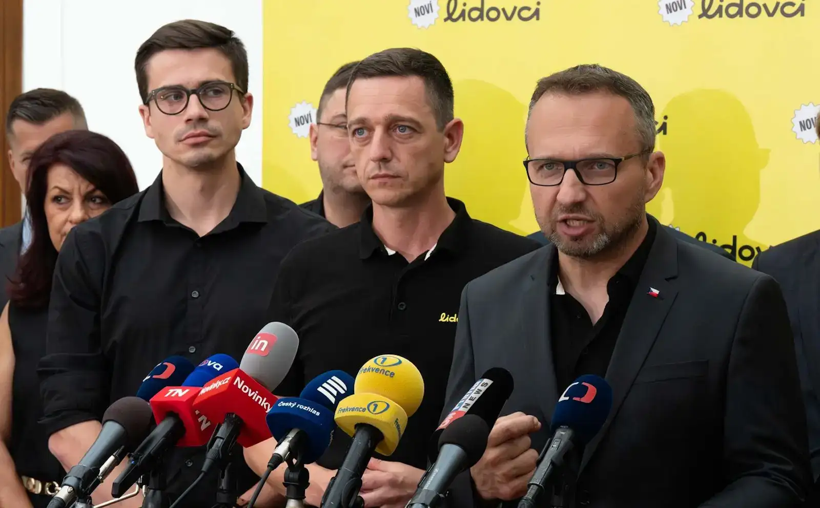 Marian Jurečka a lidovecký poslanecký klub.
