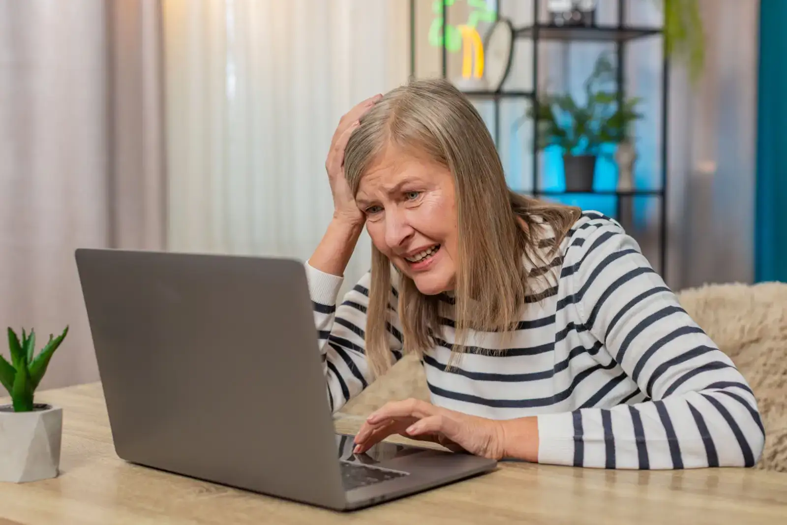 Stačila chvilka nepozornosti a seniorka se stala obětí internetových podvodníků.