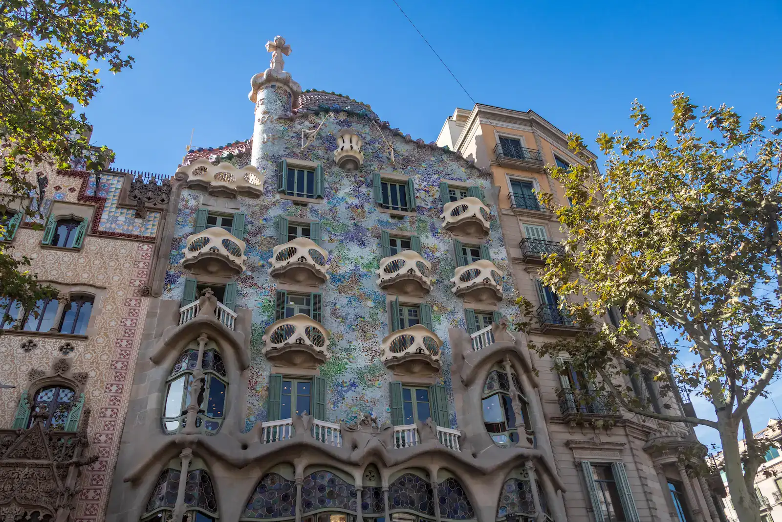 Budova Casa Battló v Barceloně.