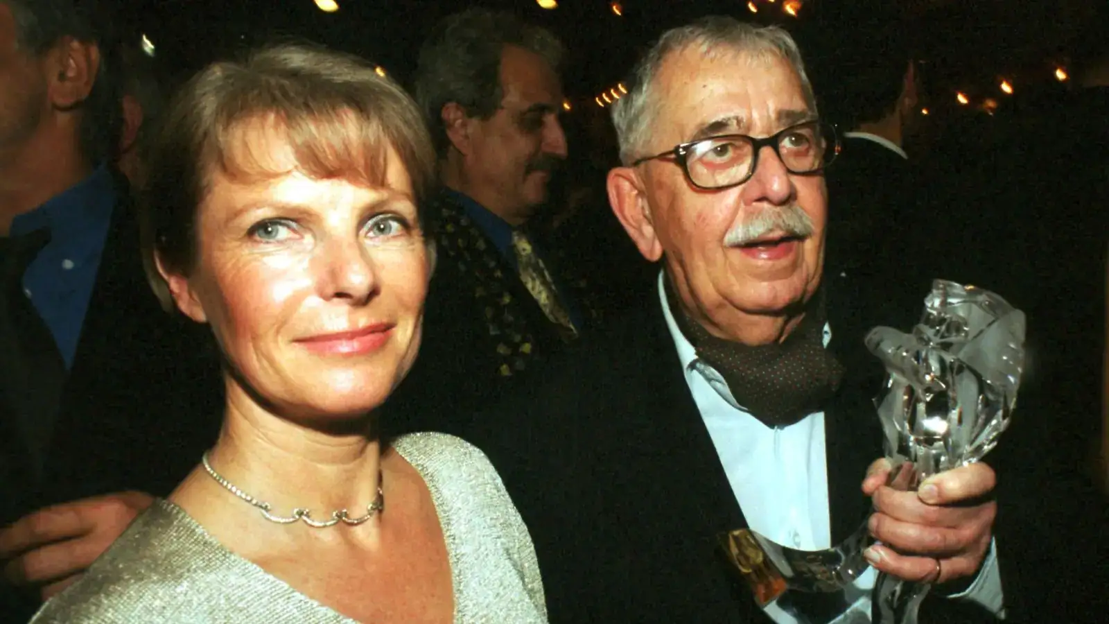 Vlastimil Brodský s přítelkyní Táňou na Českých lvech.