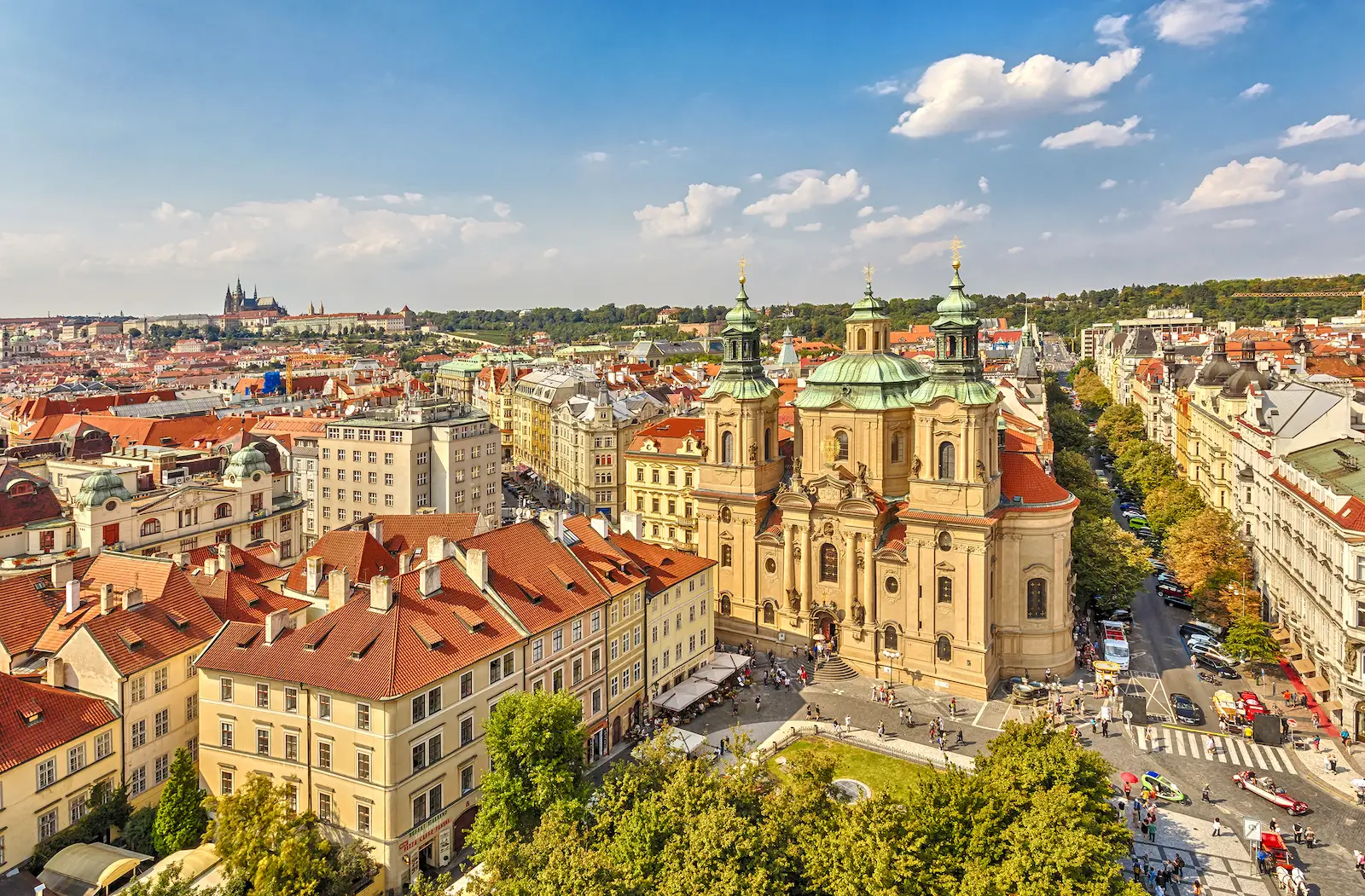 Praha v podzimních barvách. 