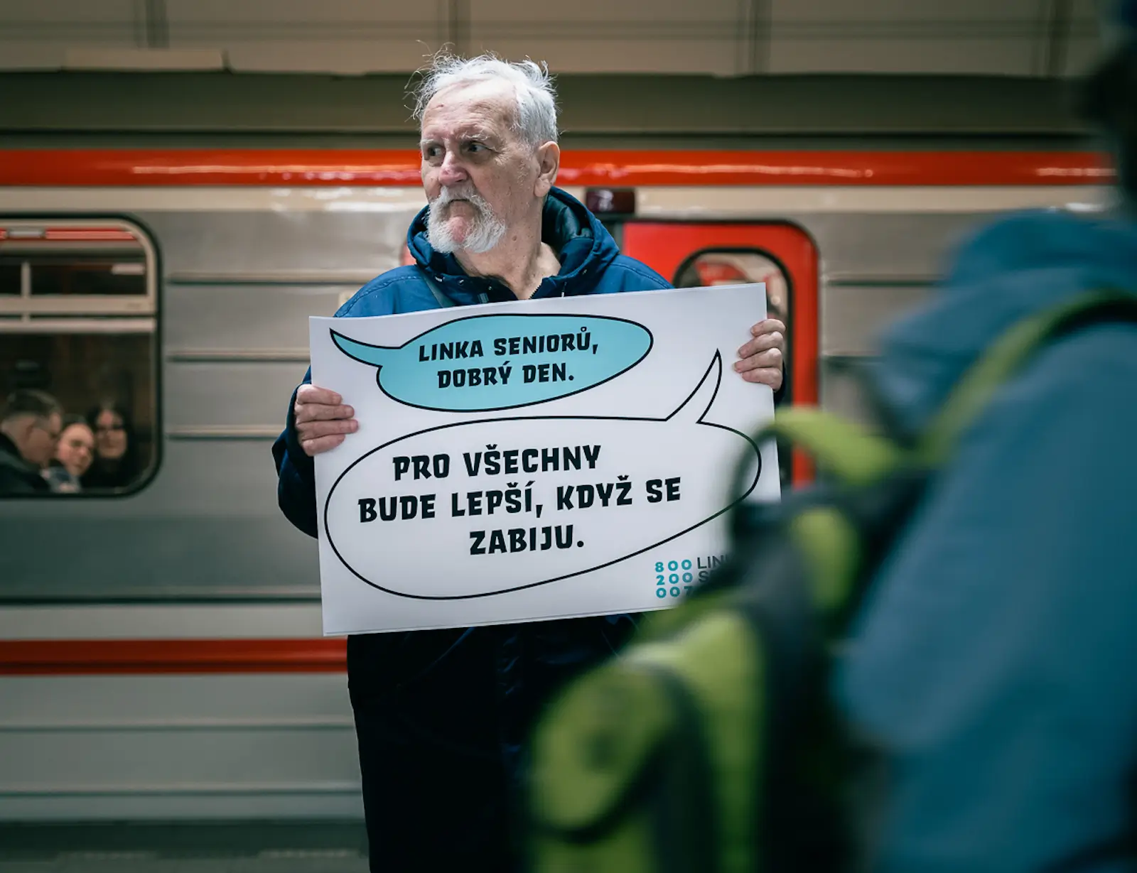 Kampaň Dnes neumírej, zaměřená na prevenci sebevražd. 