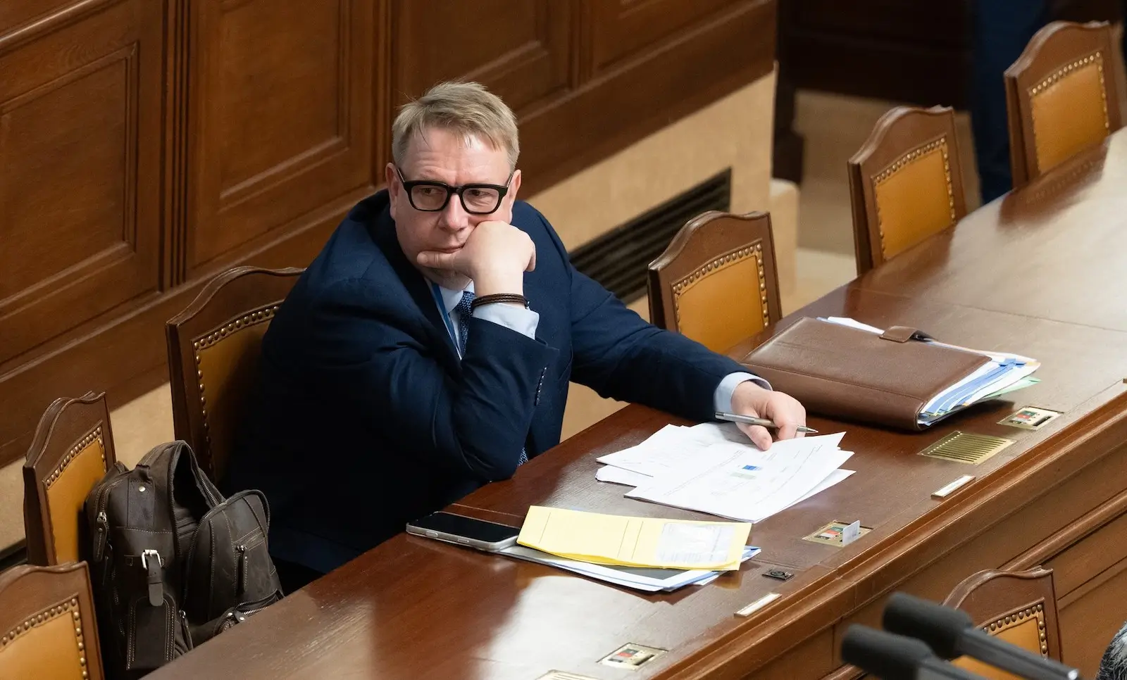Ministr práce a sociálních věcí Aleš Juchelka při středečním projednávání státního rozpočtu.