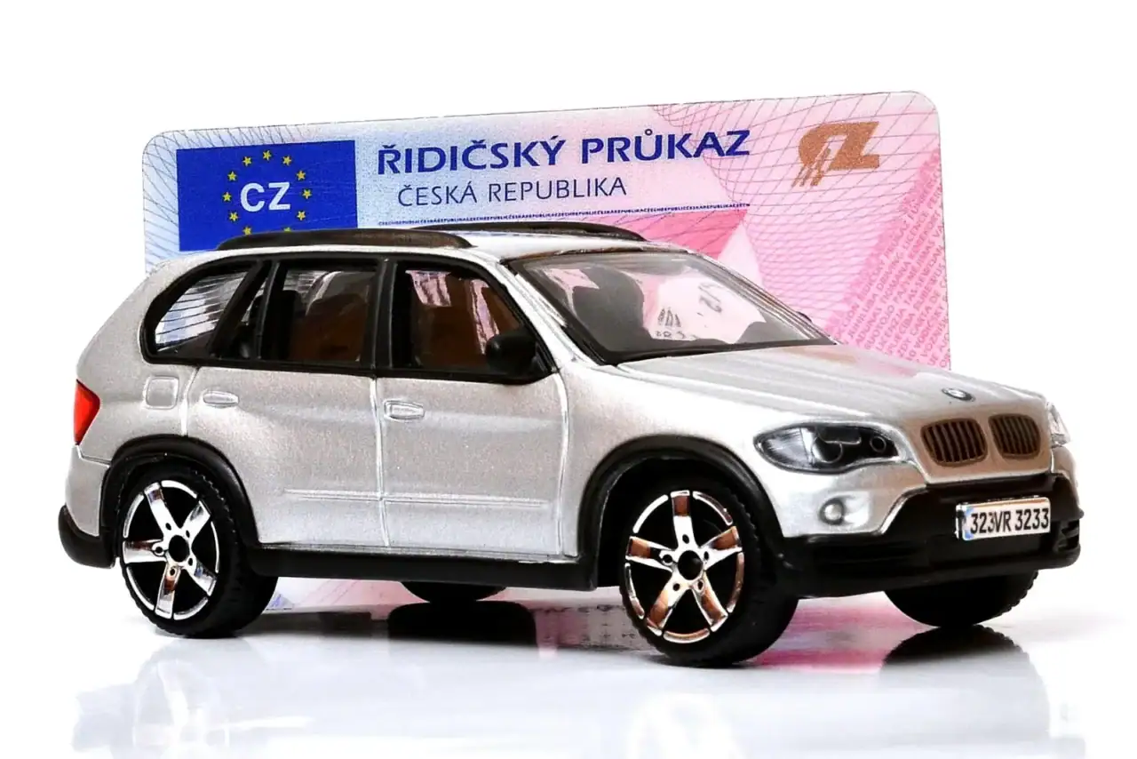 Řidičský průkaz pro řidiče.